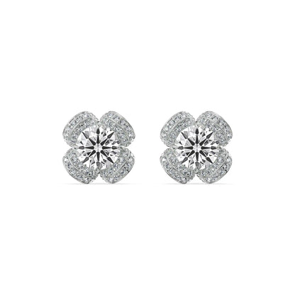 Floret Hearts & Arrows Lab Grown Diamond Earring
