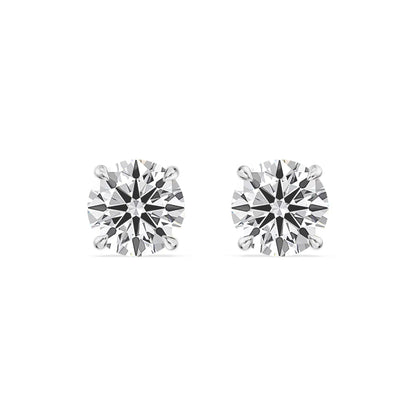 Brilliance Round Lab Grown Diamond Studs
Front view