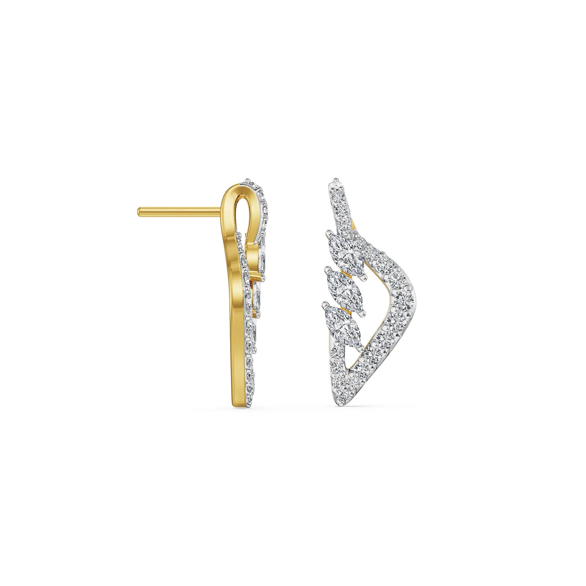 Prism Marquise Lab Grown Diamond Earrings