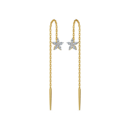 Marquise Sui Dhaga Lab Grown Diamond Earrings