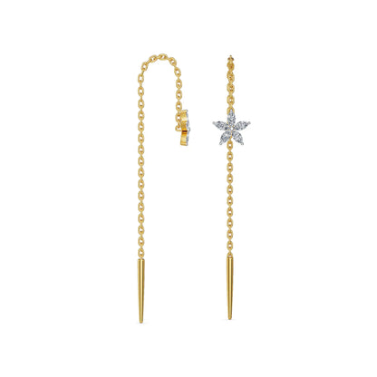 Marquise Sui Dhaga Lab Grown Diamond Earrings