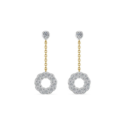 Symmetry Dual Aura Lab Grown Diamond Earrings