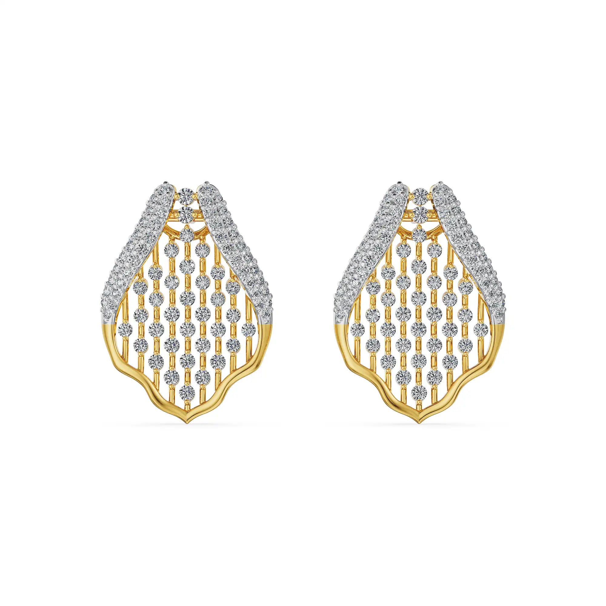 Honeycomb Glow Lab Grown Diamond Earrings