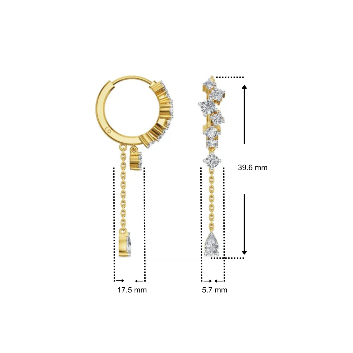 Twinkle Tease Lab Grown Diamond Earrings