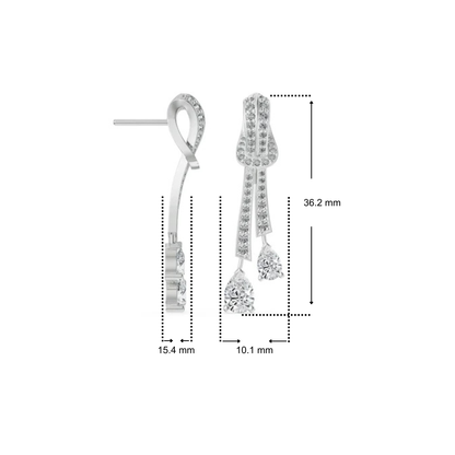 Knot Lab Grown Diamond Earrings