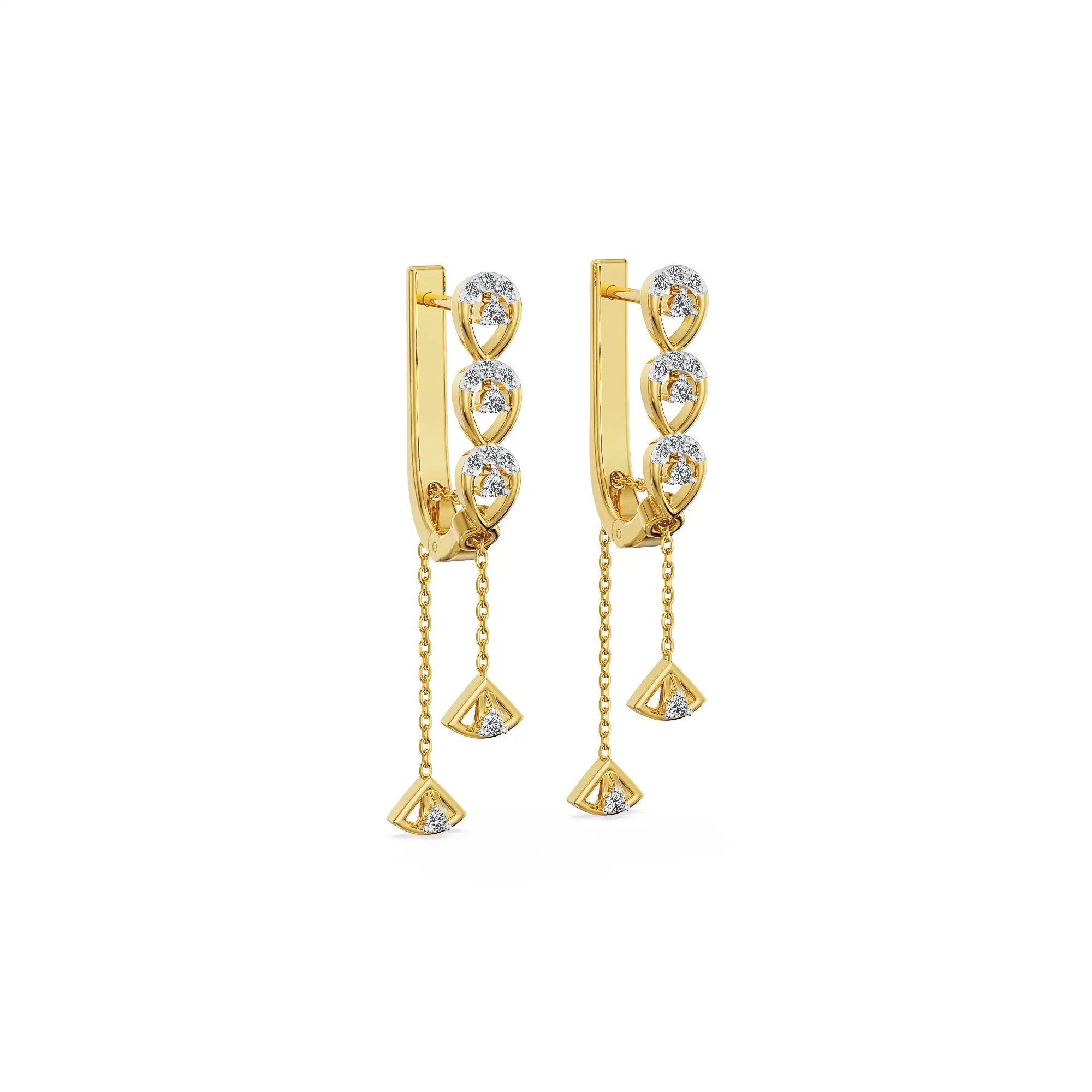 Flirt and Flow Lab Grown Diamond Earrings