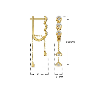 Flirt and Flow Lab Grown Diamond Earrings