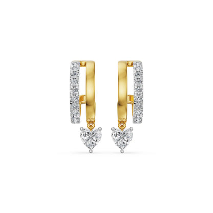 Subtle Sway Lab Grown Diamond Hoops