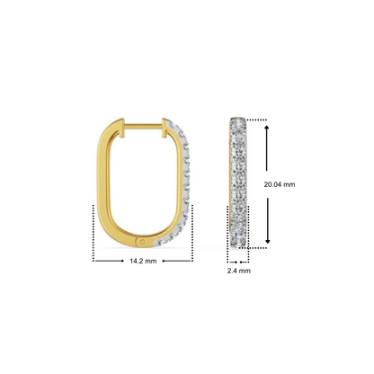 Classic Lab Grown Diamond Hoops