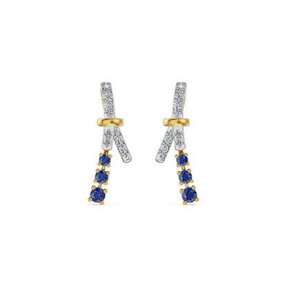 Blue Knot Lab Grown Diamond Earrings