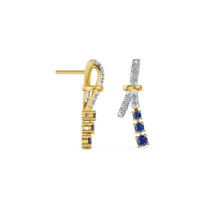 Blue Knot Lab Grown Diamond Earrings