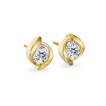 0.5 CT Aurelia Curve Lab Grown Diamond Studs