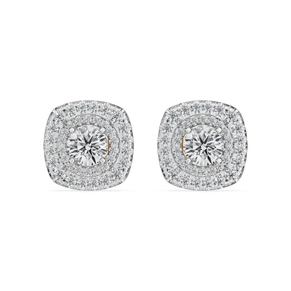 Orbit Halo Lab Grown Diamond Studs