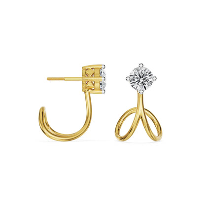 Twirl Grace Lab Grown Diamond Studs