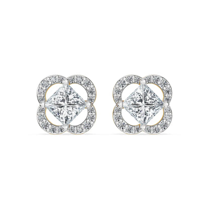 Luxe Clover Lab Grown Diamond Studs