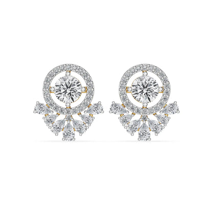 Radiant Bloom Lab Grown Diamond Studs