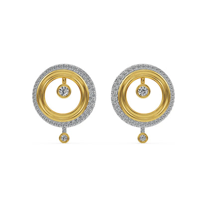 Luna Halo Lab Grown Diamond Earrings