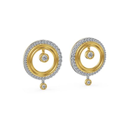 Luna Halo Lab Grown Diamond Earrings