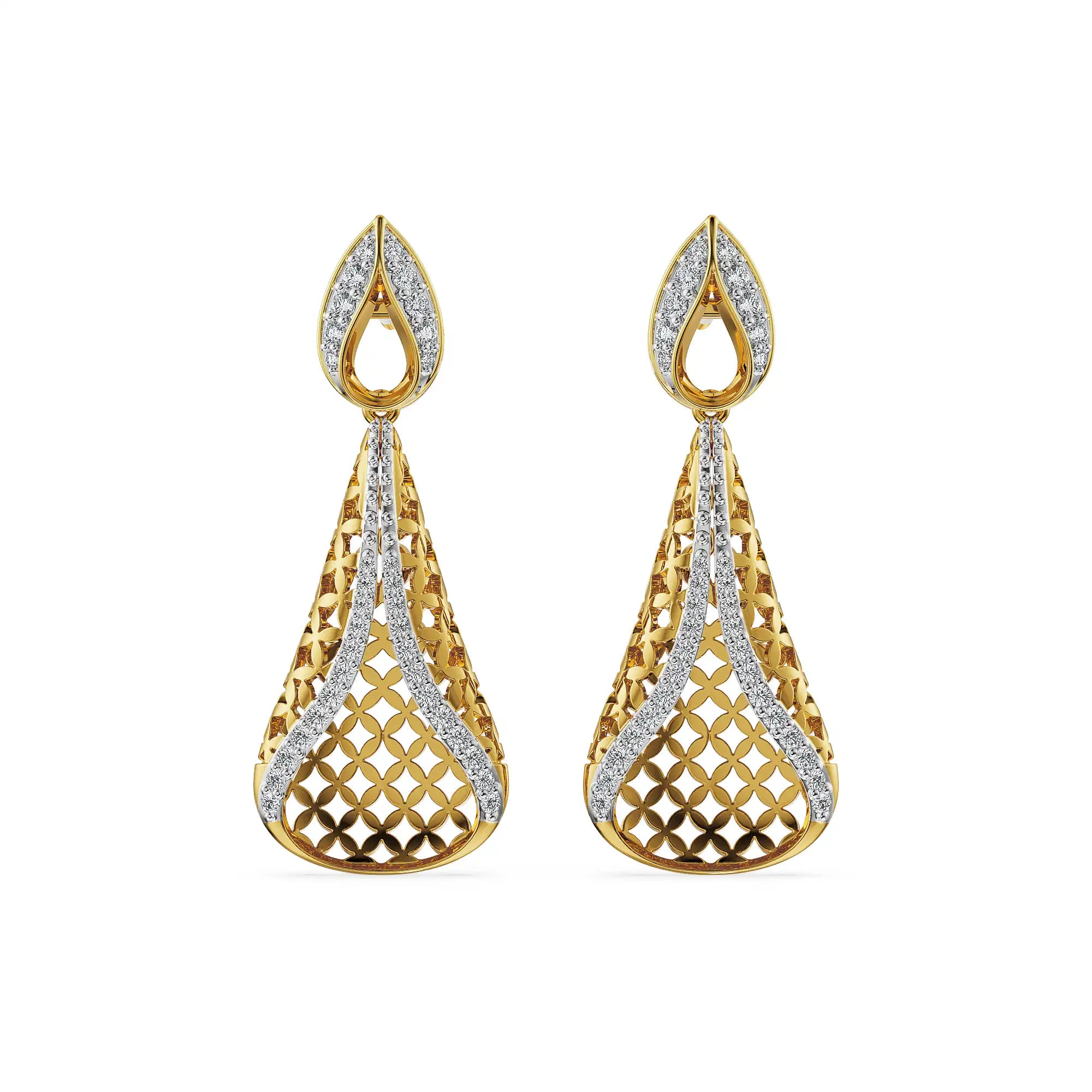 Auric Mirage Lab Grown Diamonds Drop Earrings