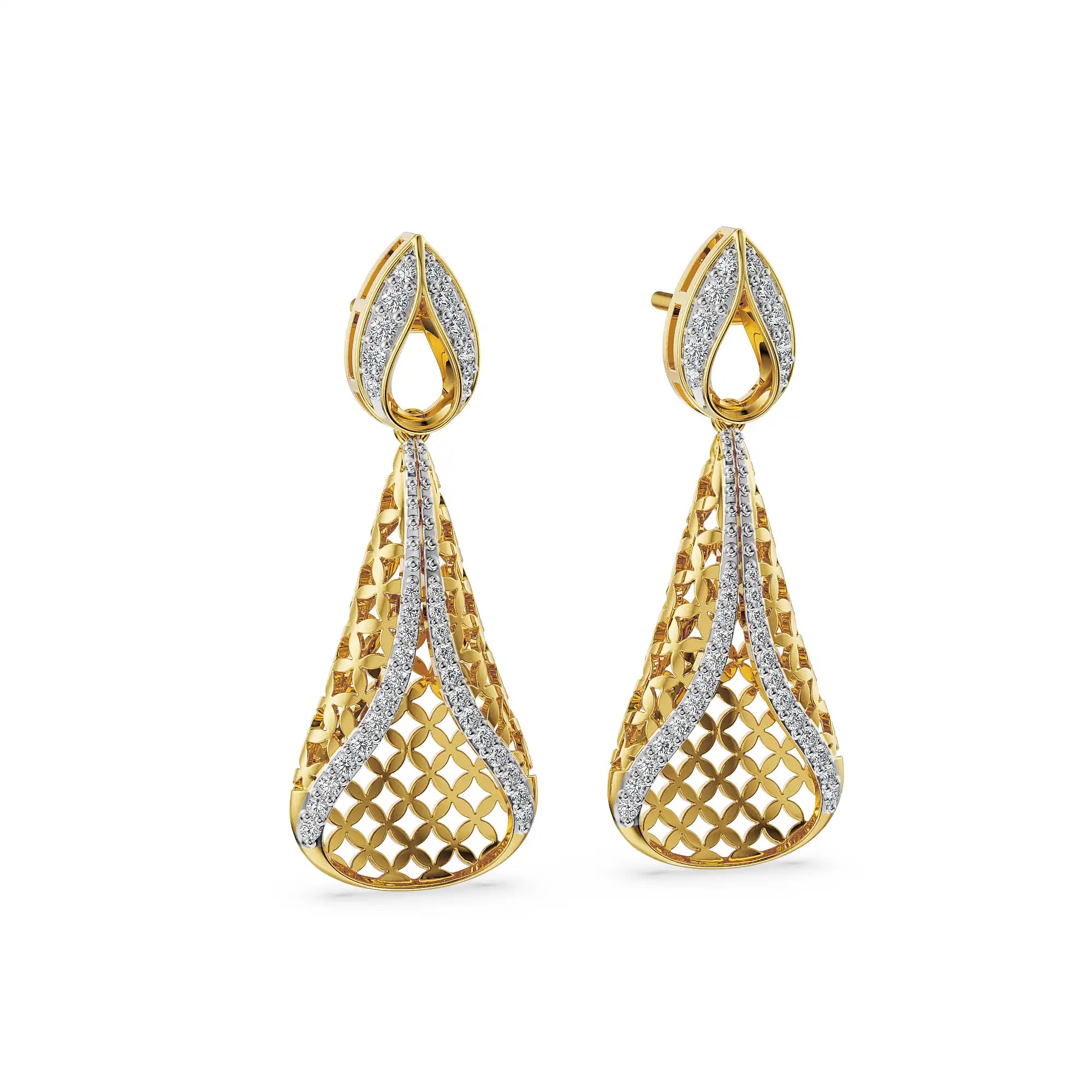 Auric Mirage Lab Grown Diamonds Drop Earrings