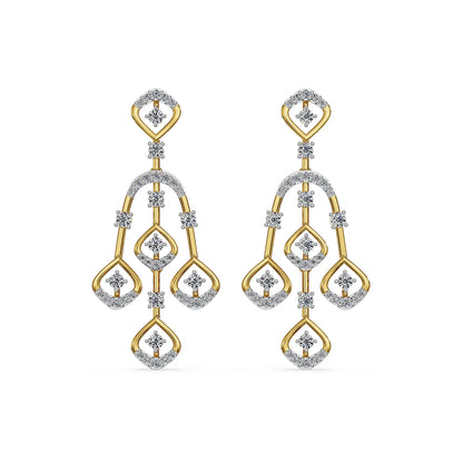 Starlight Symphony Lab Grown Diamond Earrings