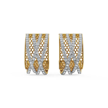 Interlace Lab Grown Diamond Earrings