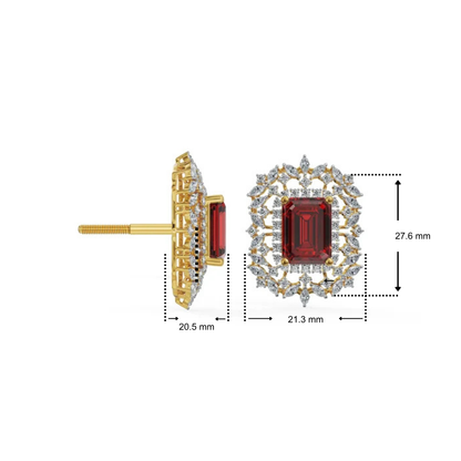 Manik Lab Grown Diamond Earrings