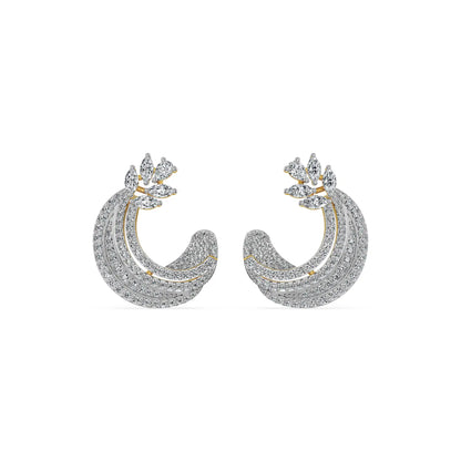 Lunara Vine Lab Grown Diamond Earrings
