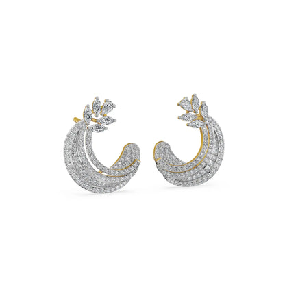Lunara Vine Lab Grown Diamond Earrings