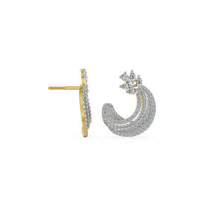 Lunara Vine Lab Grown Diamond Earrings