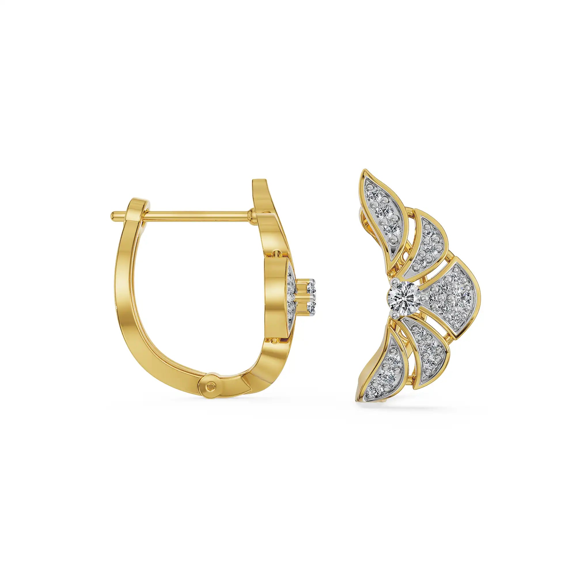 Fluttering Grace Lab Grown Diamond Earrings