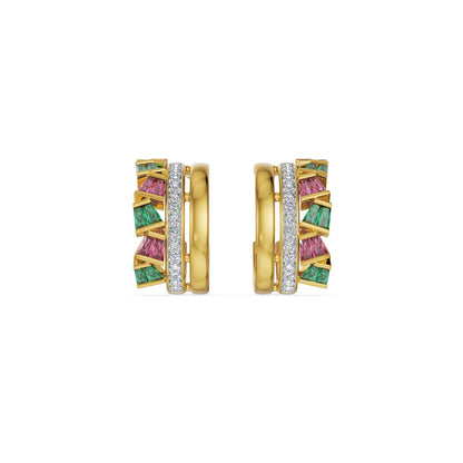 Prismatic Lab Grown Diamond Earrings