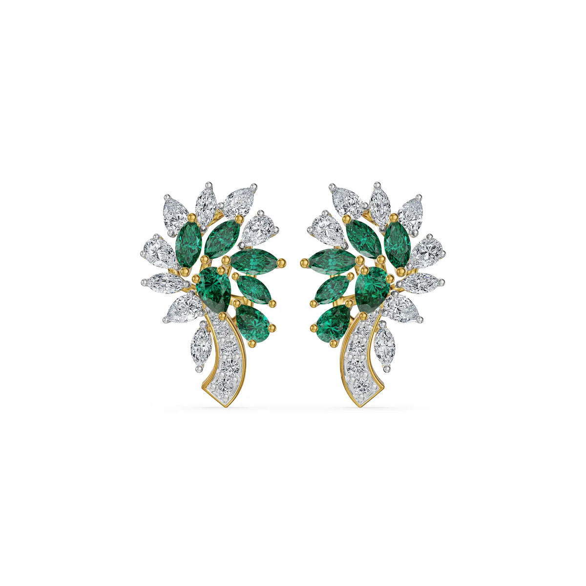 Royal Petal Lab Grown Diamond Earrings