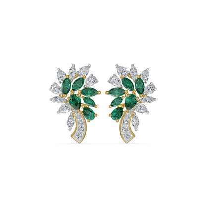 Royal Petal Lab Grown Diamond Earrings