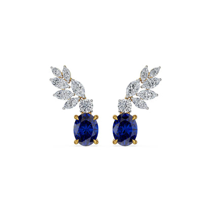 Mystic Vine Lab Grown Diamond Earrings