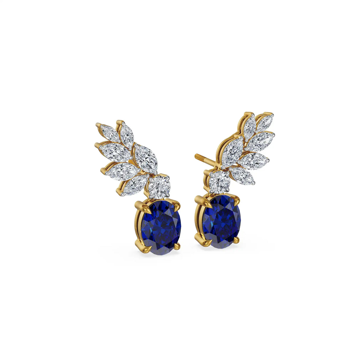 Mystic Vine Lab Grown Diamond Earrings