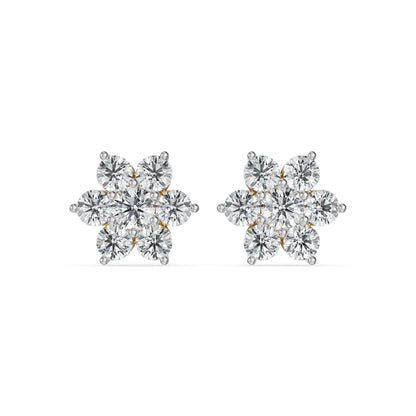 Spring Bloom Lab Grown Diamond Earrings