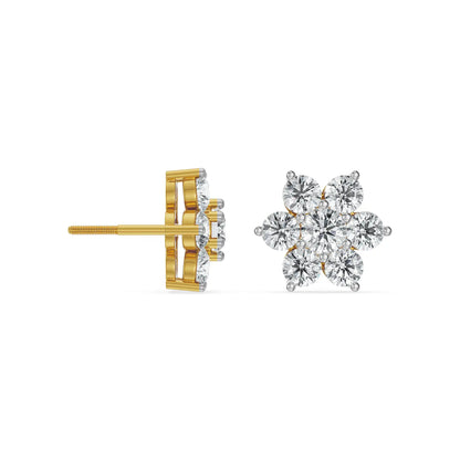 Spring Bloom Lab Grown Diamond Earrings