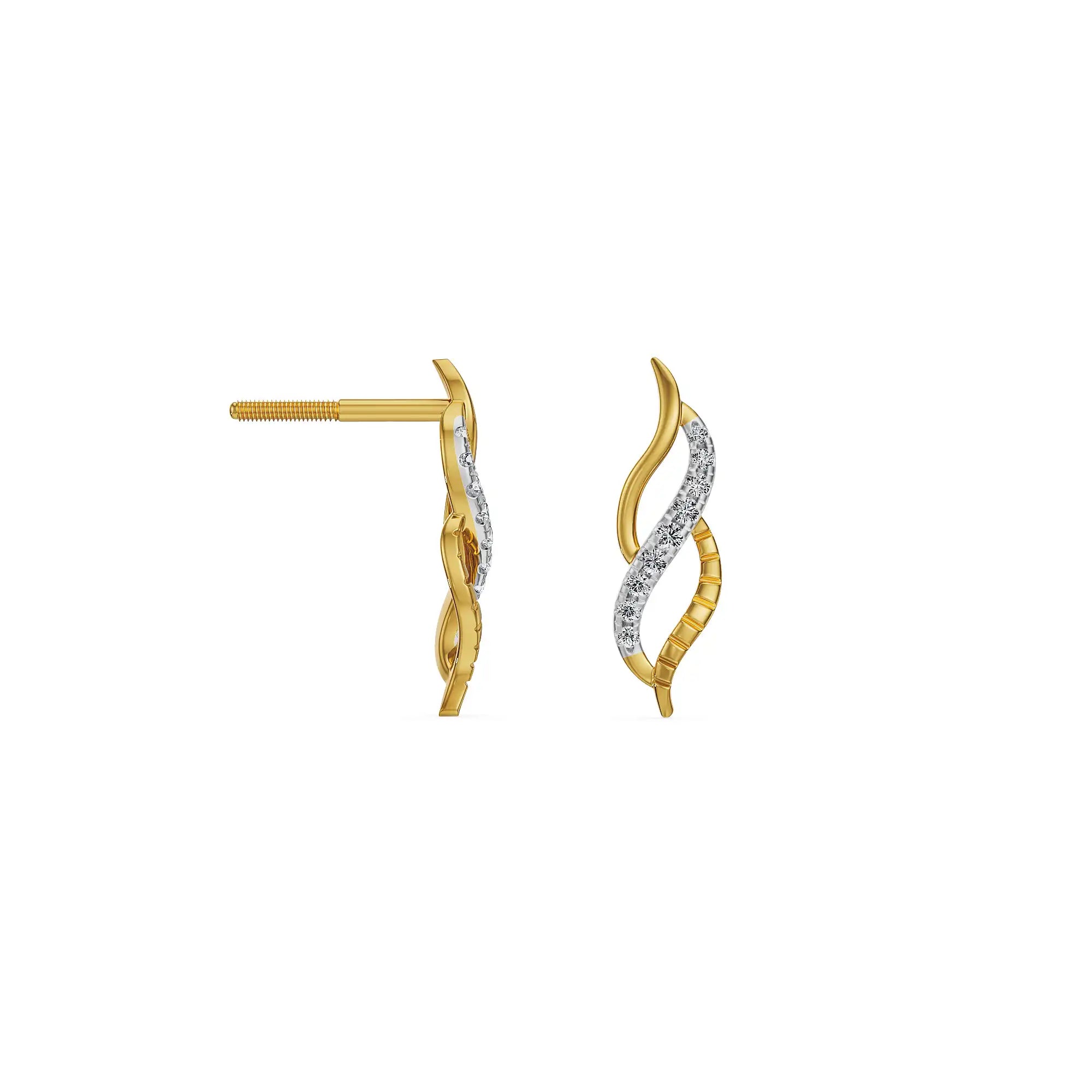 Twist Lab Grown Diamond Earrings