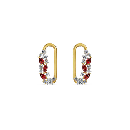 Ruby Reverie Lab Grown Diamond Earrings