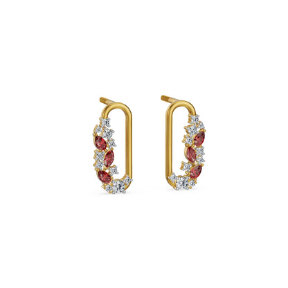 Ruby Reverie Lab Grown Diamond Earrings