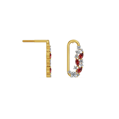 Ruby Reverie Lab Grown Diamond Earrings