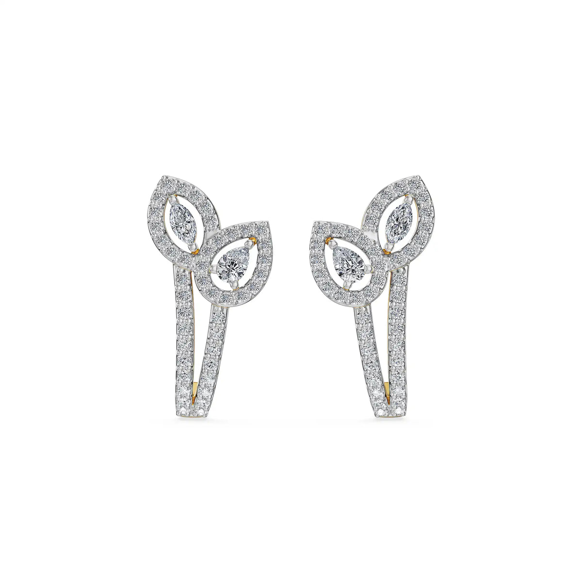 Celestia Duo Lab Grown Diamond Earrings