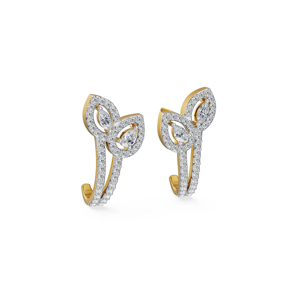 Celestia Duo Lab Grown Diamond Earrings