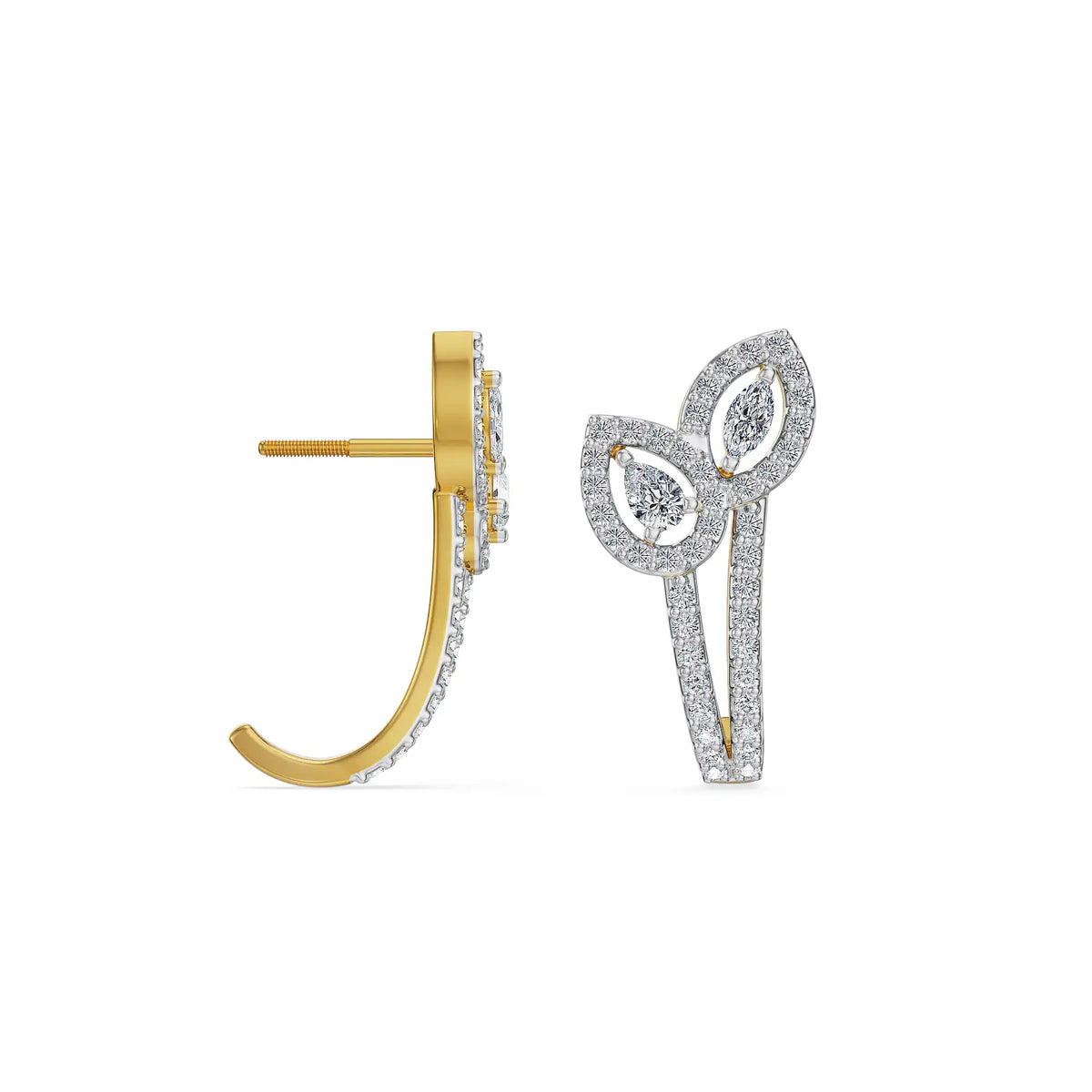 Celestia Duo Lab Grown Diamond Earrings