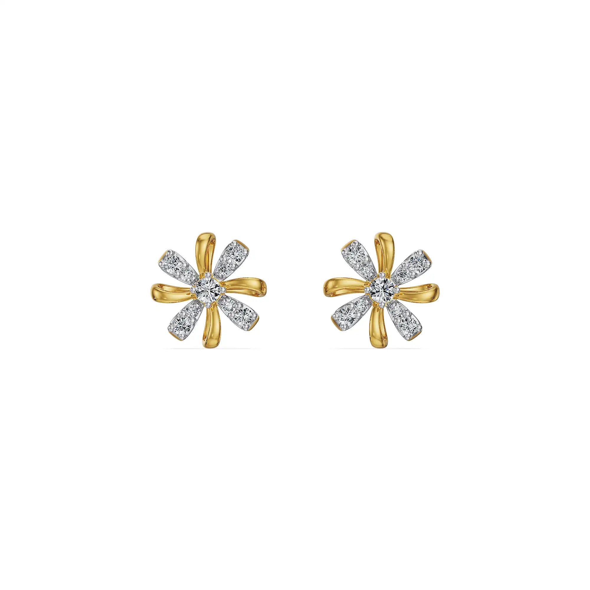 Blossom Radiance Lab Grown Diamond Earrings