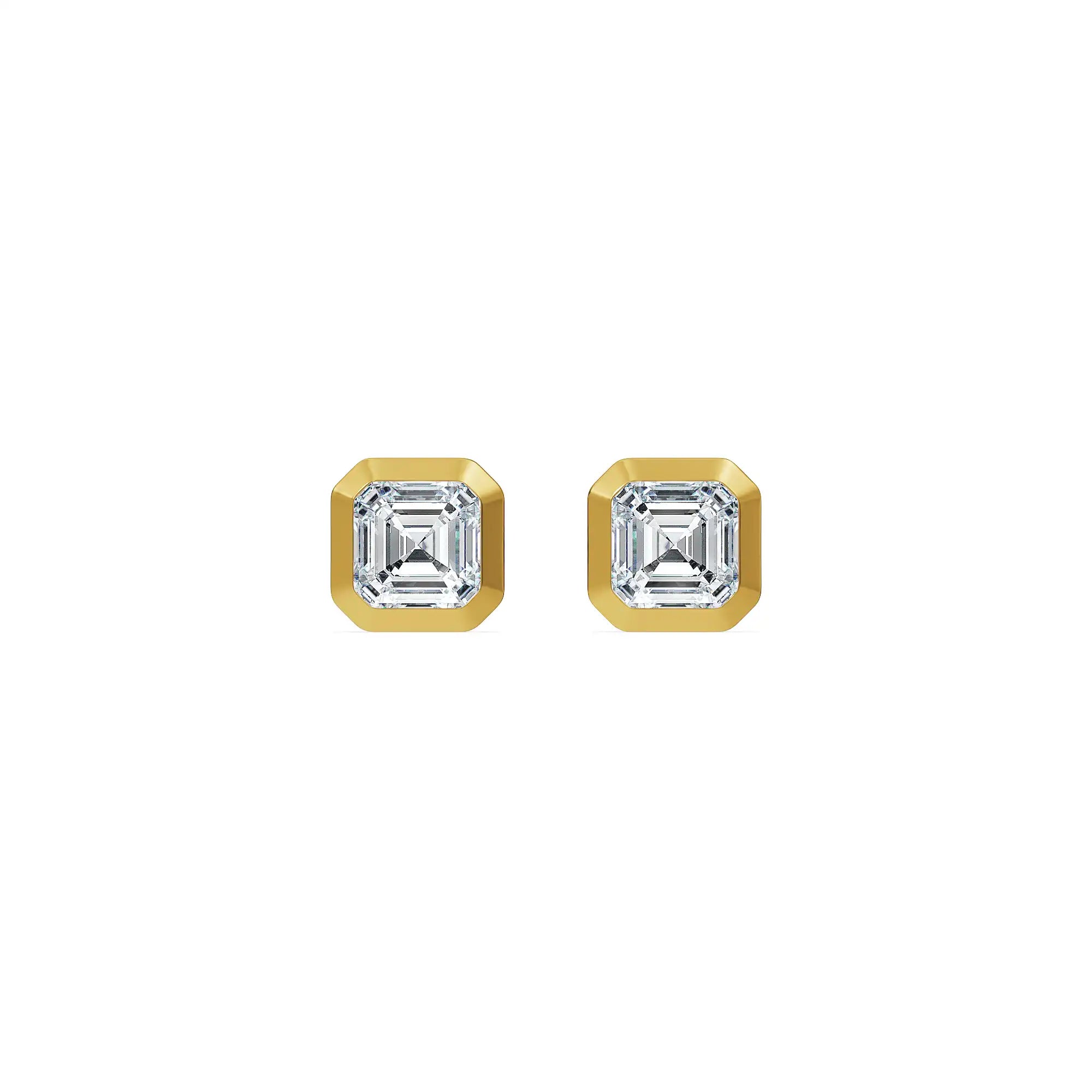 Asscher Prism Lab Grown Diamond Studs