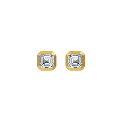 Asscher Prism Lab Grown Diamond Studs
