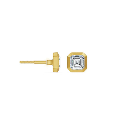 Asscher Prism Lab Grown Diamond Studs