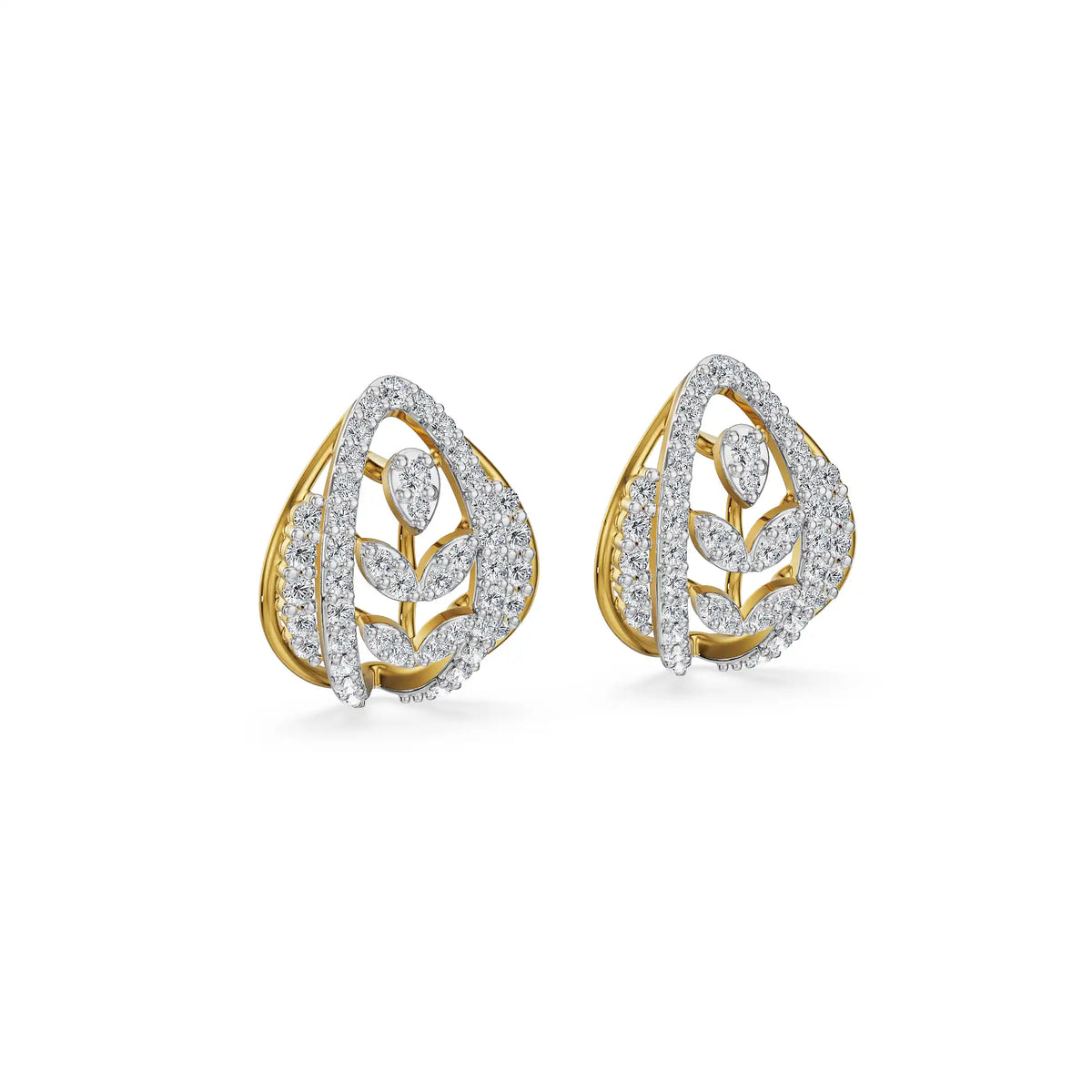 Elysia Bloom Lab Grown Diamond Earrings